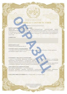 Образец Сертификат СТО 01.064.00220722.2-2020 Микунь Сертификат СТО 01.064.00220722.2-2020 